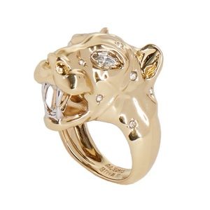 ALEXIS BITTAR • Panther Head Ring
